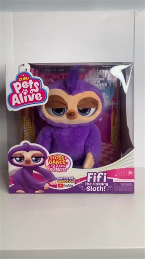 Fifi The Flossing Sloth ￼#dancing #flossing #sloth #toys #unboxing #toyunboxing #unboxingtoys #gifted #fifi #petsalive #zuru #flossingchallenge