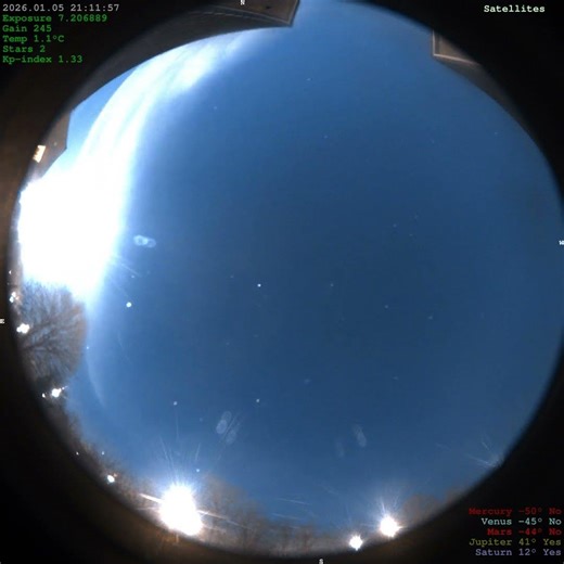 2026-01-05 [40 secs] [4K] 40s Night Sky Beautiful Relaxing Night Sky in Glorious 4K | Stars, Meteors