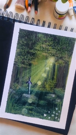 sword painting #painting #easydrawing #craftideas #homedecor #diy #haulvideo #movierecommendations