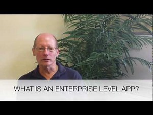WHAT IS AN ENTERPRISE LEVEL APPLICATION?