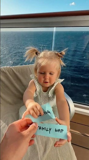 Sea days, family ways. Dream cruise? Planned. Decided by the tiniest crew member? Unplanned 💙