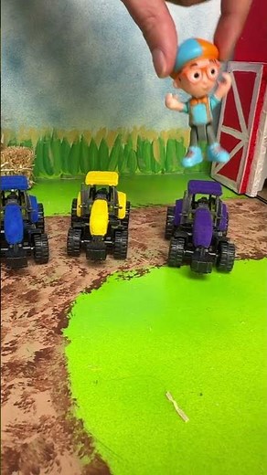 Pretend Play on Blippi's Tractor! 🚜🧑‍🌾 We Love The Farm