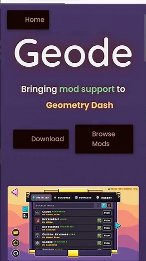How to install Geode Tutorial #geometrydash #geometrydashdemon