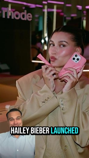 Hailey Bieber sold Rhode for $1 billion in 3 years. She didn't build an audience with the brand. She already had 55M followers. Most brands spend years trying to get attention. She started with it. She used her platform to create demand BEFORE the product existed.