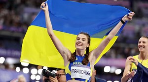 Ukraine's Yaroslava Mahuchikh claims high jump Olympic gold