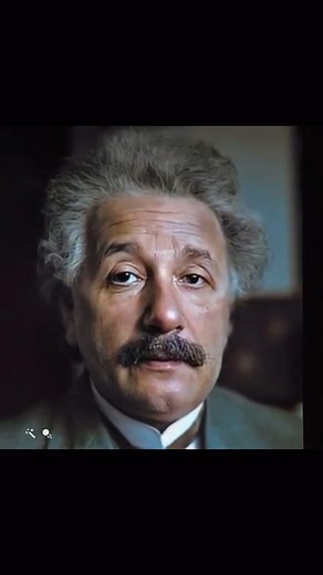 History Everyday | Albert Einstein, German born theoretical physicist and Nobel Prize recipient, colorized and animated. . Follow @historyfromeveryday for... | Instagram