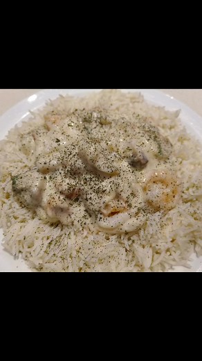 Cooking with the Chief (@cookingwiththechief) - Bechamel seafood marinara with basmati rice, who's hungry? #homecooking #homemadefood #cookingtiktok #cooking #foodie #homecafe #cookingwiththechief