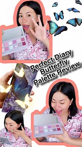 Perfect Diary Butterfly Palette Review By Puu Tuu 🥰 | Htet Won