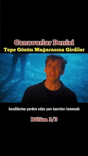 Canavarlar Denizi Bölüm 3 | Tepe Gözün Mağarasına Girdiler #film #filmler #shortsvideo