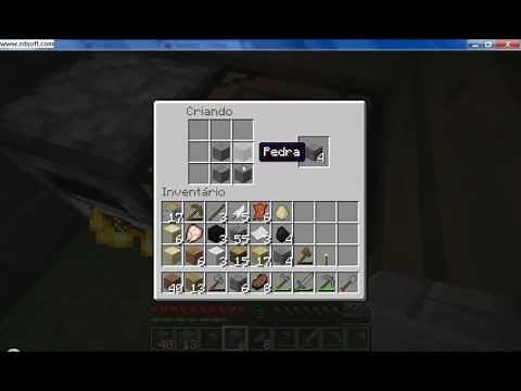 Como fazer tijolos de pedra minecraft