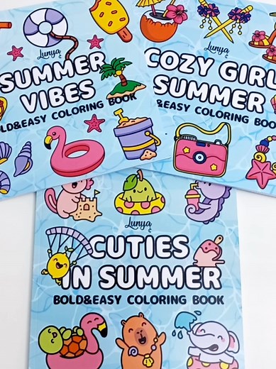 Lunya Coloring: Summer Vibes Coloring Books