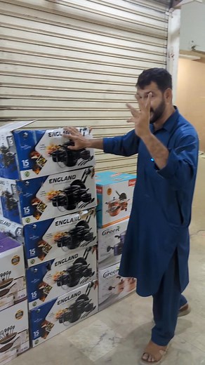 Nonstick Cookware Set Online Order 0335-2337963 Shop 219-2nd Floor City Shopping Mall Near Gul Plaza Karachi #nonstickcookware #Cookwareset #kitchenware #nonstickpan #crockerywholesalemarket | DailyMarketing Pk