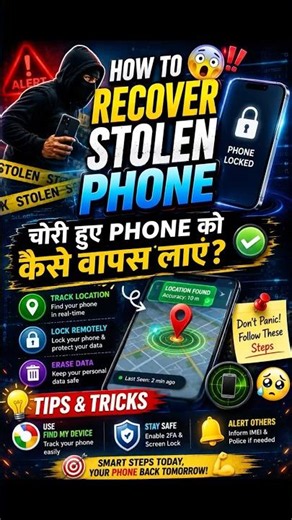 Find Lost Phone in 5 Minutes | Few Settings | How to Find Stolen Phone