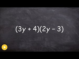 Multiplying Two Binomials Using Box Method - Math Tutorial