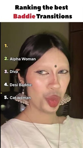 TOP 5 BADDIE MAKEUP TRANSITIONS EVER 💅🔥 #ranked #baddie #makeup