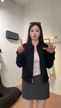 Spring Fashion Must-Have: Pink Denim Jacket & Grey Skirt Pants Set