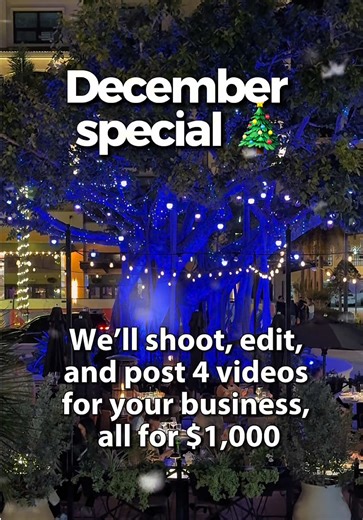 👉 We’ll shoot, edit, and deliver 4 short-form videos for your business for $1,000. You can use these videos on your own social media, or we can post them on our Naples Insider channel to reach a strong local audience. Video styles included: 1️⃣ POV-style video, sharing the experience from a first-person point of view 2️⃣ Cinematic, music-driven edit to capture the vibe 3️⃣ Video with voice-over storytelling 4️⃣ Your choice, repeat any style from 1, 2, or 3 This offer works best for businesses t