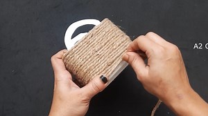 Diy Basket planter/Vase/Pencil Stand made from Empty Bottle Empty Comfort Bottle reuse ideas ,cute Basket made from waste material and Jute Rope to decor the Home | A2C Arts And Crafts