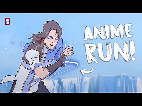 I Animated a DYNAMIC Anime Run Cycle for MY MANGA!