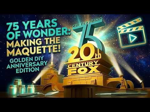 20th Century Fox Logo Diorama [Celebrating 75 Years] | Timelapse