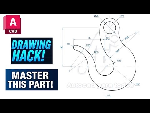 AutoCAD Advance 2d Lesson Drawing Step by Step