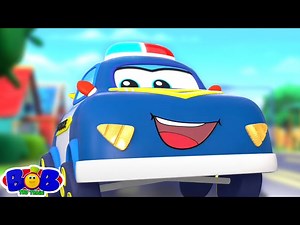 Wheels on the Police Car - Vehicle Nursery Rhyme & Kids Song - Videos For Kids
