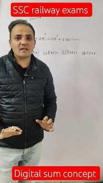 learn to solve this problem by digital sum concept #digitsum#numbersystem#sscgd#mathstricks#shorts