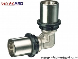 [Hot Item] Brass Press Fitting for Pex-Al-Pex Pipe/Brass Equal Elbow for Pex-Al-Pex Pipe