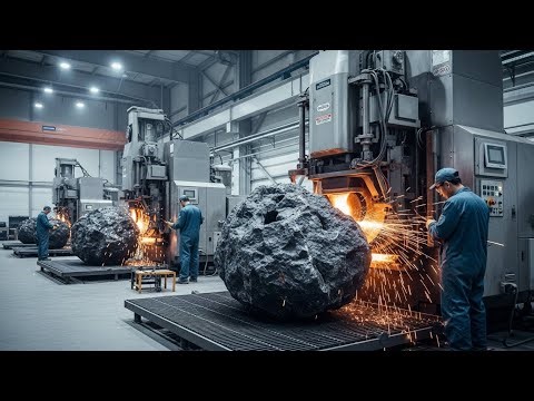 "Inside the Meteorite Mine – How Space Rocks Are Mined and Valued (Full Process)"