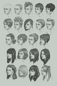 View 14 Long Hair Styles Male Hairstyles Drawing Reference