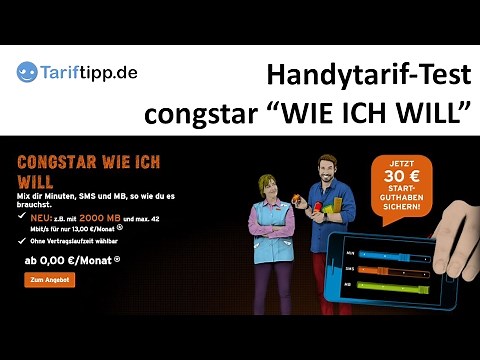 congstar "wie ich will" | Handytarif-Test