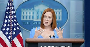 Psaki heckled throughout tearful White House briefing room send-off