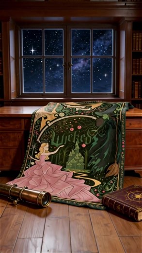 Wicked Themed Soft Blankets for a Cozy Bedroom