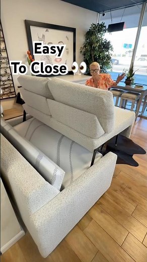 This Sleeper Sofa Closes Too Easy 👀 #SofaBed #SpaceSavingFurniture