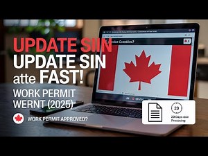 How to Update SIN Number Online After Getting a Work Permit (2025) | Service Canada SIN Update