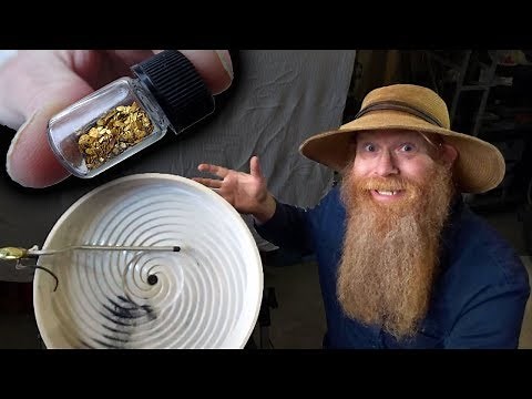 How to use a spiral wheel gold concentrator. This video show using a gold wheel to clean gold concentrates from a prospecting trip to the Fraser river. The spiral wheel or spiral gold concentrator does a great job of reducing gold concentrates and cleaning up gold. Some people use it as a primary recovery method, but I find it much more effective as a secondary clean up tool. This video shows the use and setup of a spiral wheel. The questions; How to use a spiral wheel? and; How to set up a spir
