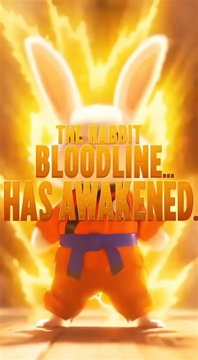 SNOWBALL JUST WENT BEYOND SUPER SAIYAN 💥🐰⚡#funny #supersaiyan #cute #shorts