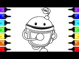 Coloring Bot Team Umizoomi Coloring Pages | Team Umizoomi Coloring Book Pages Easy Art