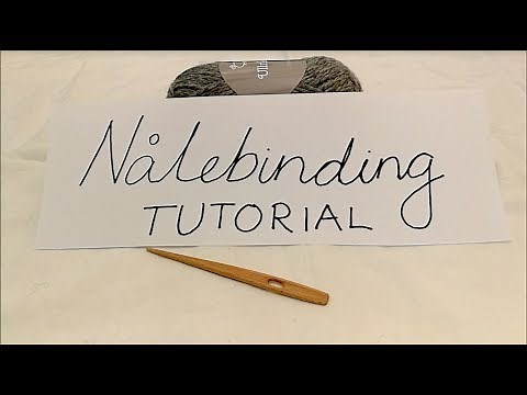 Nålebinding tutorial part 1 - Oslo stitch