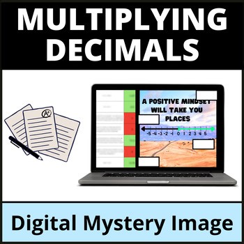 End of Year Review Pixel Art Multiplying Decimals Escape Room 5th 6th Grade