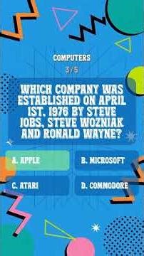 Ultimate Computers Quiz Challenge