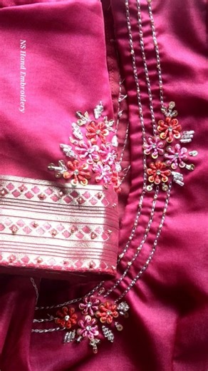 NS Aari Creations & Hand Embroidery on Instagram: "Normal needle work"
