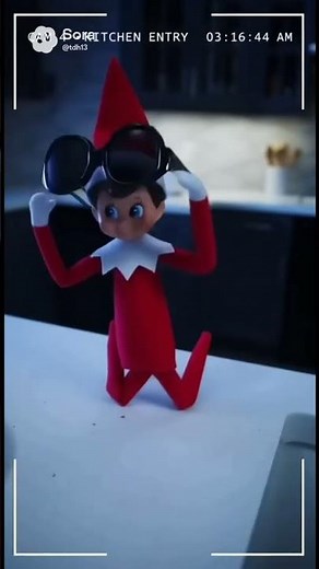 Elf on the Shelf CAUGHT on security camera! 😱