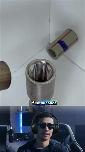 The right way to connect PVC pipes securely and firmly #shortsvideo