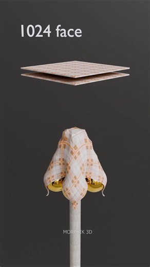 Cloth Simulation with Different Faces