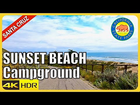 Sunset Beach Campground: FULL TOUR (2024 SPRING) Near Santa Cruz, Capitola, Monterey 4K HDR