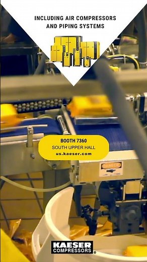 Compressed air systems for packaging at PACK EXPO | Kaeser Compressors