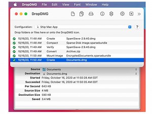 Dropdmg 3 4 – Quickly Create Disk Image (dmg) Archives