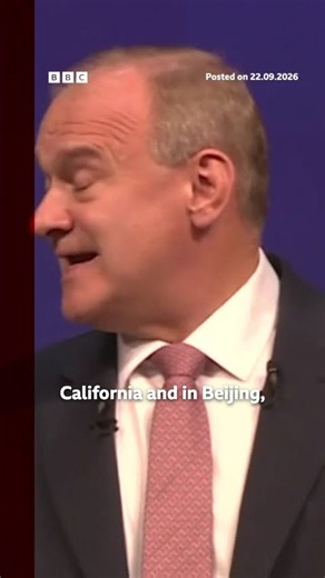 Tech bosses are "racing each other with no guardrails", Lib Dem leader Ed Davey said. #BBCNews
