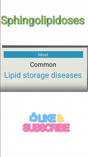 Sphingolipidoses: Cause,Types and Mnemonic #metabolicdisorders #lysosome #shortsfeed #biology